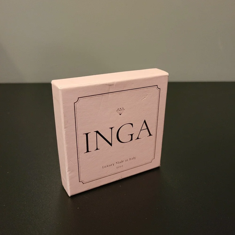 Inga Italy Small Jewelry Gift Box, Pink Gold